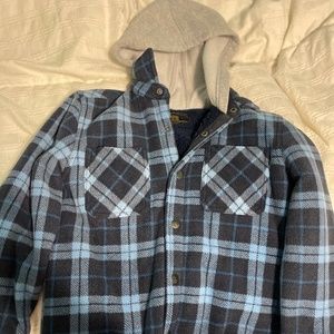 Freedom Foundry Sherpa-lined flannel jacket Boys 7/8